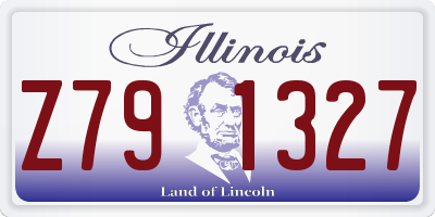 IL license plate Z791327
