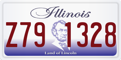 IL license plate Z791328