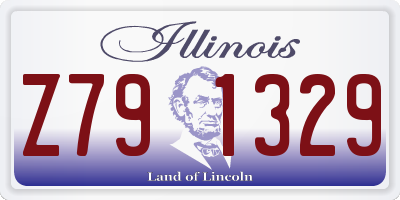 IL license plate Z791329