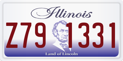 IL license plate Z791331
