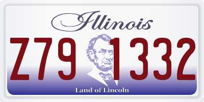 IL license plate Z791332