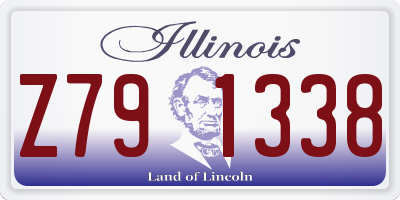 IL license plate Z791338
