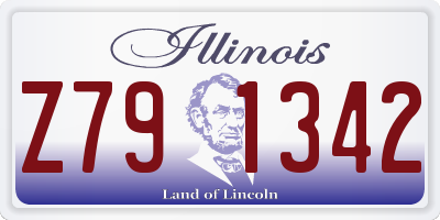 IL license plate Z791342