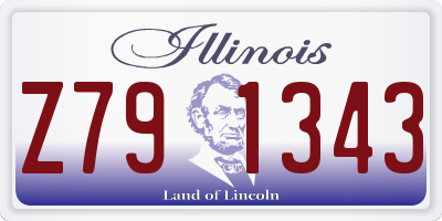 IL license plate Z791343