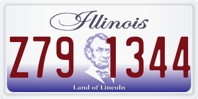 IL license plate Z791344