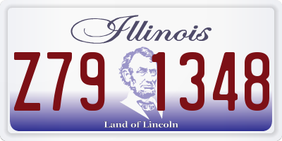 IL license plate Z791348