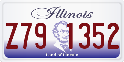 IL license plate Z791352