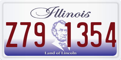 IL license plate Z791354