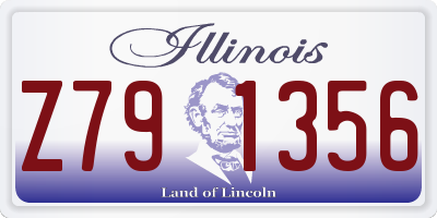 IL license plate Z791356