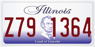 IL license plate Z791364