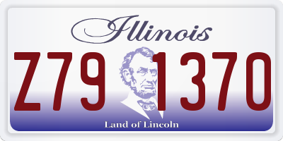IL license plate Z791370