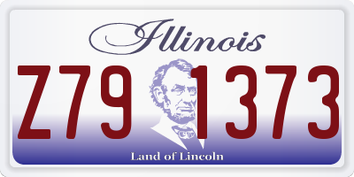 IL license plate Z791373