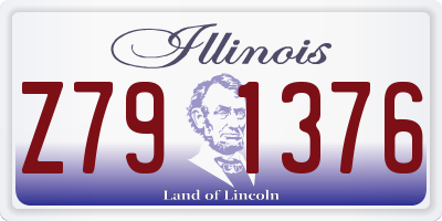 IL license plate Z791376