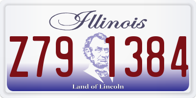 IL license plate Z791384