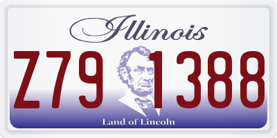 IL license plate Z791388
