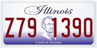 IL license plate Z791390