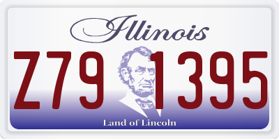 IL license plate Z791395