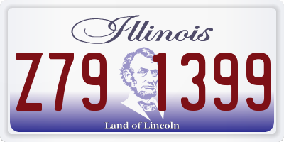 IL license plate Z791399