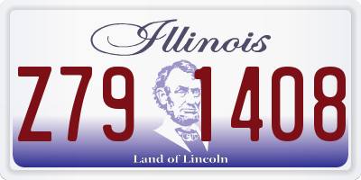 IL license plate Z791408