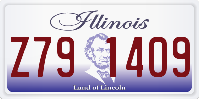 IL license plate Z791409