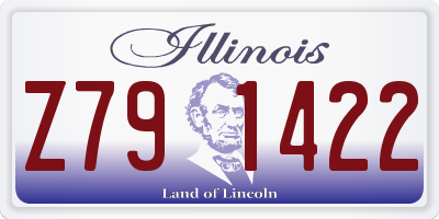 IL license plate Z791422