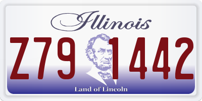 IL license plate Z791442