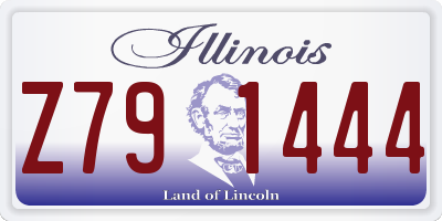 IL license plate Z791444