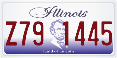 IL license plate Z791445