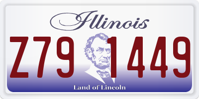 IL license plate Z791449