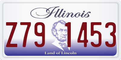 IL license plate Z791453