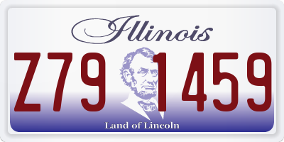 IL license plate Z791459