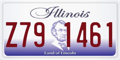 IL license plate Z791461