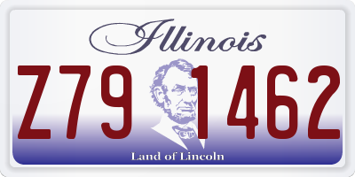 IL license plate Z791462
