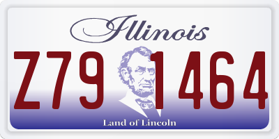 IL license plate Z791464