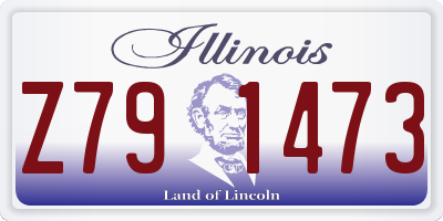 IL license plate Z791473