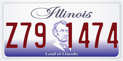 IL license plate Z791474