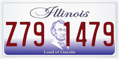 IL license plate Z791479