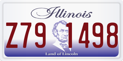 IL license plate Z791498