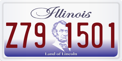 IL license plate Z791501