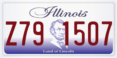 IL license plate Z791507