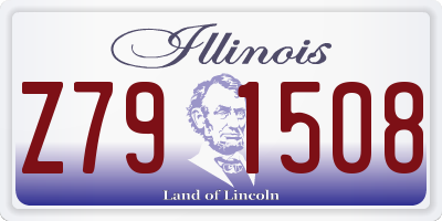 IL license plate Z791508