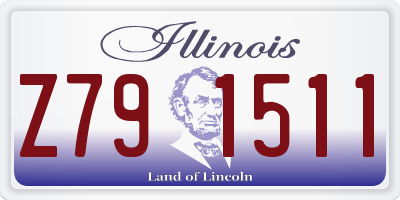 IL license plate Z791511