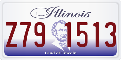 IL license plate Z791513