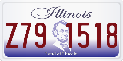 IL license plate Z791518