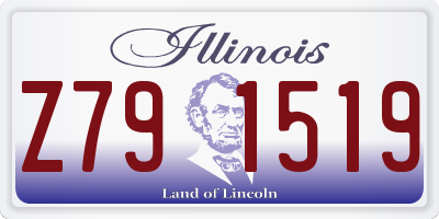 IL license plate Z791519