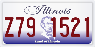 IL license plate Z791521