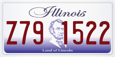 IL license plate Z791522
