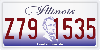 IL license plate Z791535