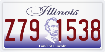IL license plate Z791538