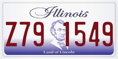 IL license plate Z791549